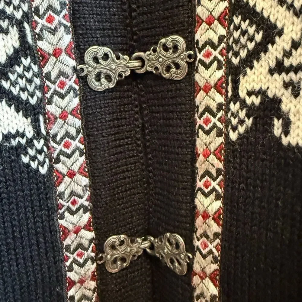 Norlender Icelandic Cardigan Sweater Size S